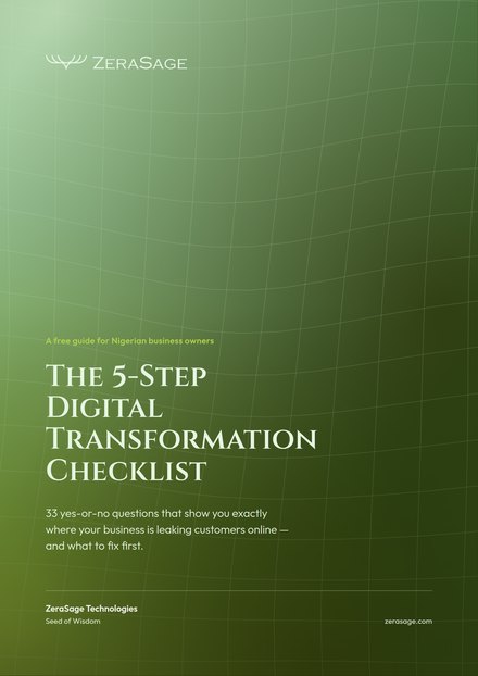 Cover of The 5-Step Digital Transformation Checklist